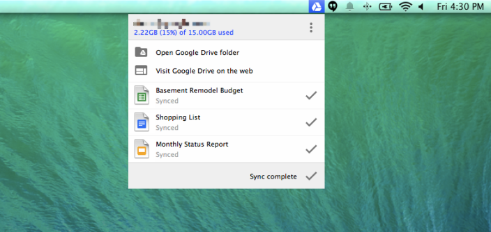 Desktop version of google drive for mac